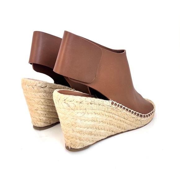 Celine Leather Espadrille Wedge Sandals - Picture 4 of 5
